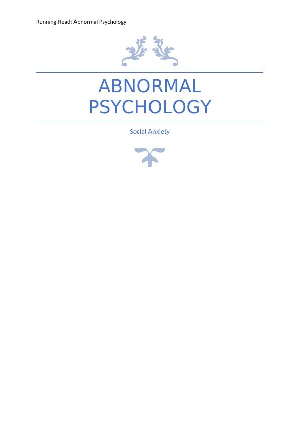 Introduction to Abnormal Psychology (doc)_1