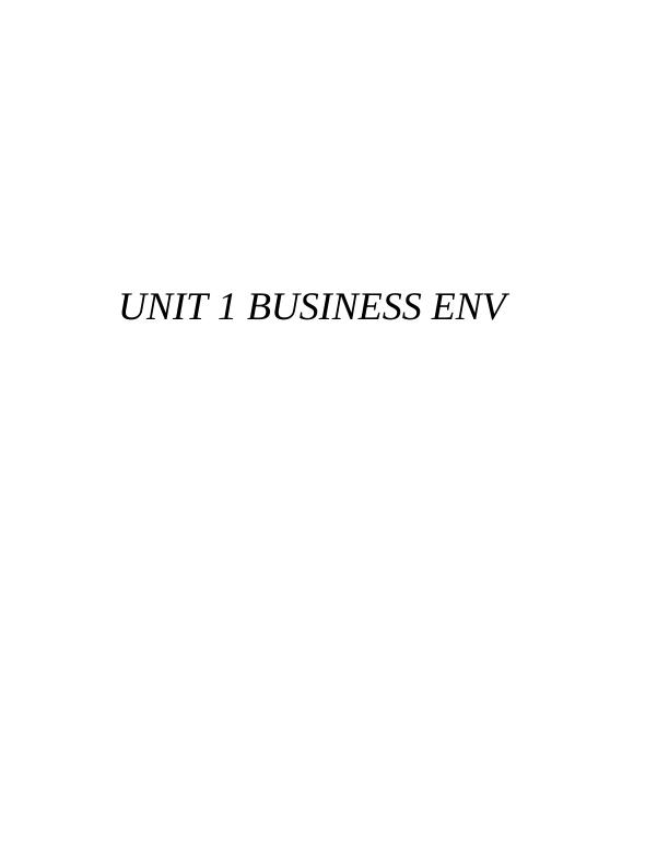 UNIT 1 Business Environment : Coca-Cola_1