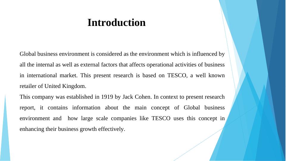 Global Business Environment: A Case Study on TESCO_3