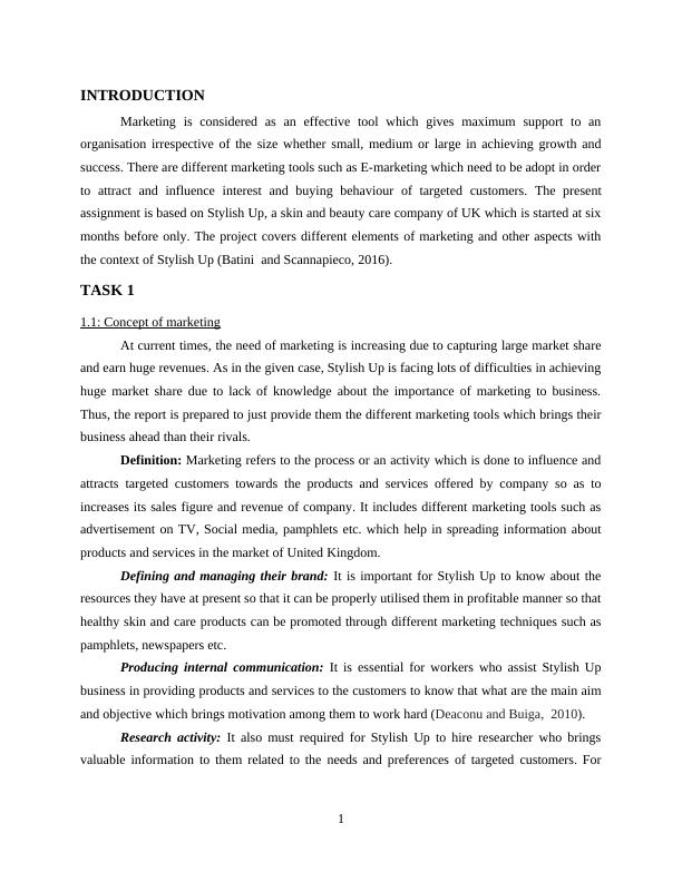 Marketing Principle and Techniques Assignment - Stylish Up company_3