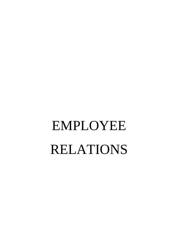 Employee Relations Unitary and Pluralistic Frames on Conflict Resolution : Report_1