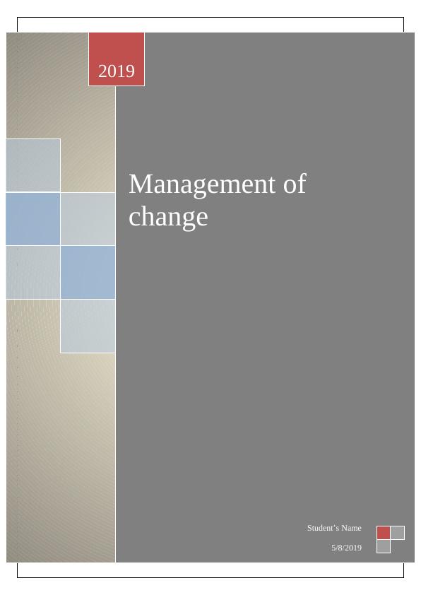 Managing Change in Organizations_1