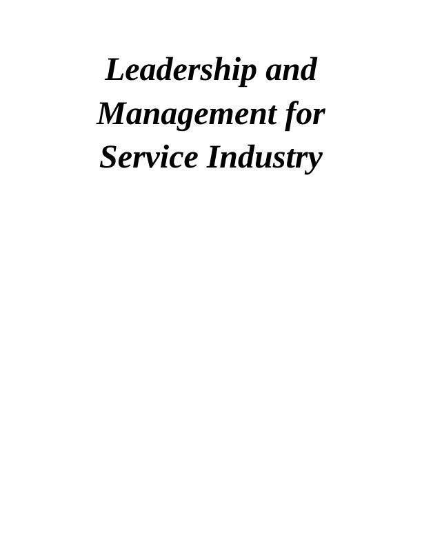 Leadership and Management for Service Industry_2