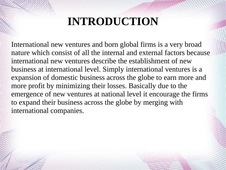 International New Ventures and Born Global Firms_2