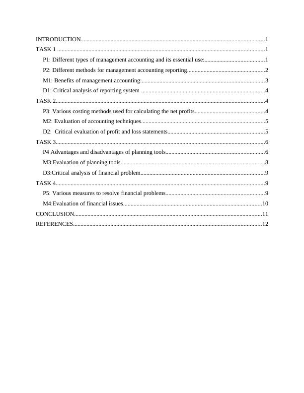 Management Accounting Systems - Report_2