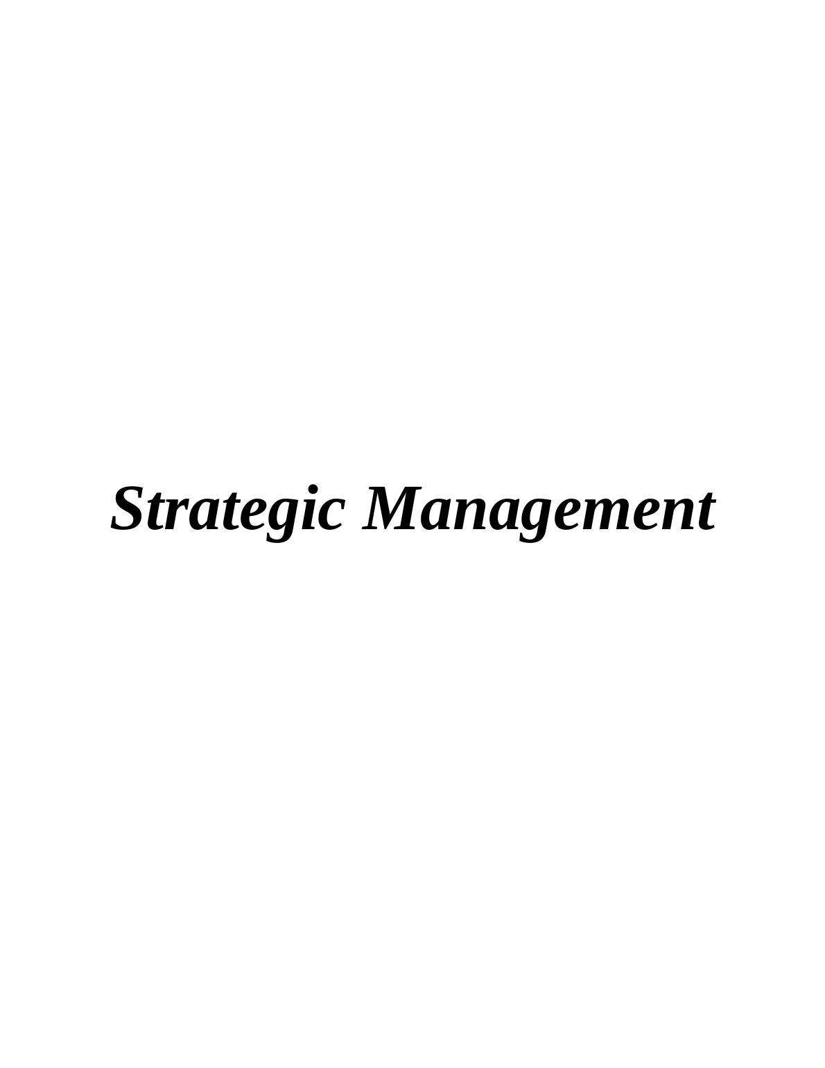 Strategic Management: Analysis of Amazon's Strengths, Weaknesses, Opportunities, and Threats_1