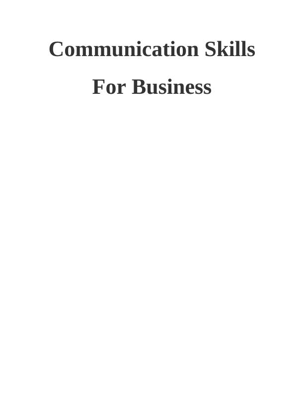 Importance of Communication Skills in Business (PDF)_1