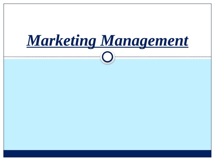 Marketing Management Presentation_1