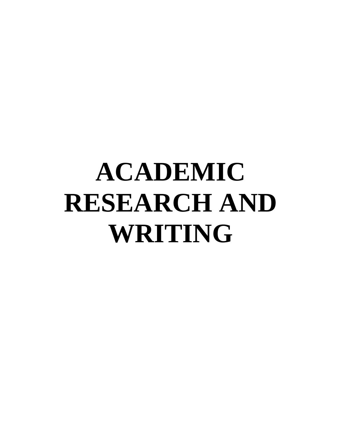 Academic Research and Writing_1