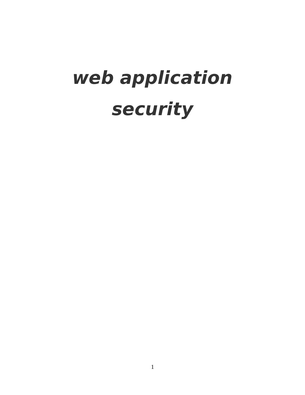 web application security_1