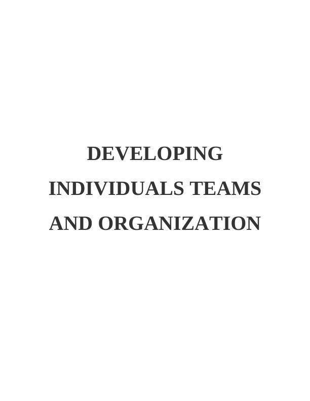Individuals Developing Teams and Organization - Whirlpool_1