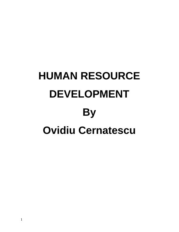 Learning Styles and Theories in Human Resource Development_1