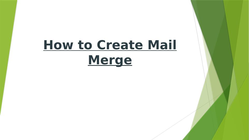 How to Create Mail Merge_1