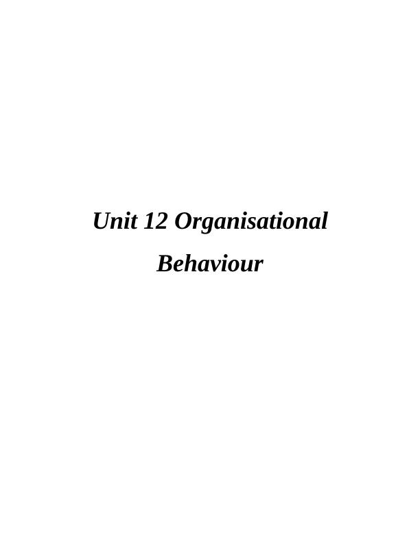 Impact of Organisational Culture, Politics, and Power on Individual and Team Behaviour and Performance_1