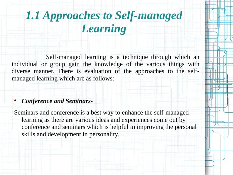 Approaches to Self-managed Learning and Lifelong Learning_2