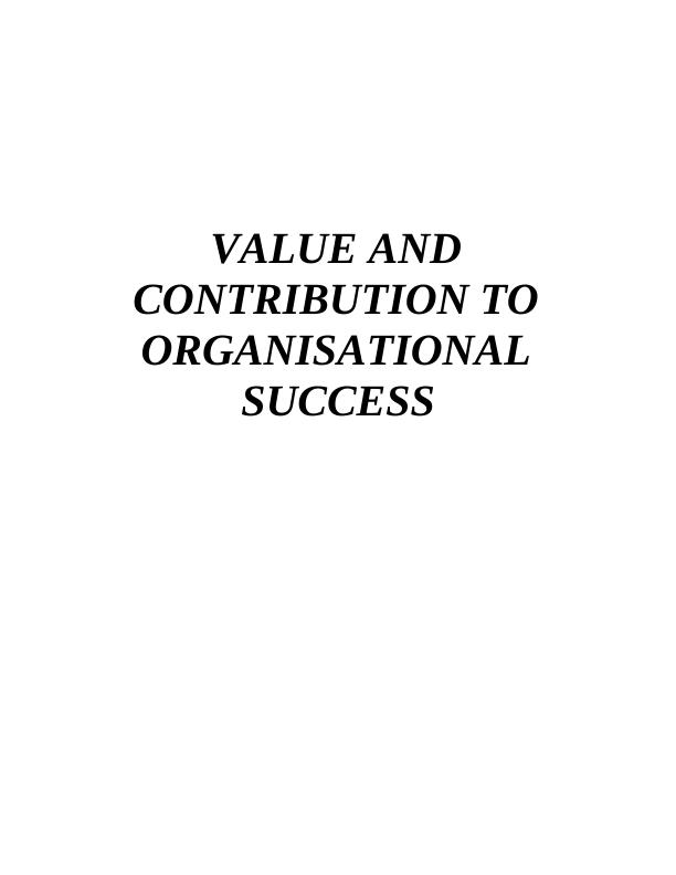 (PDF) Human Resource Contribution to Organizational Success_1