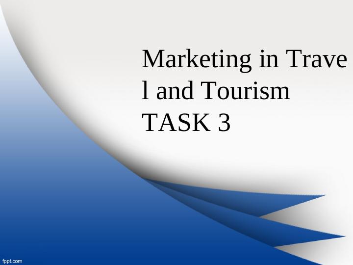 Issues in Marketing Mix Elements in Travel and Tourism_1