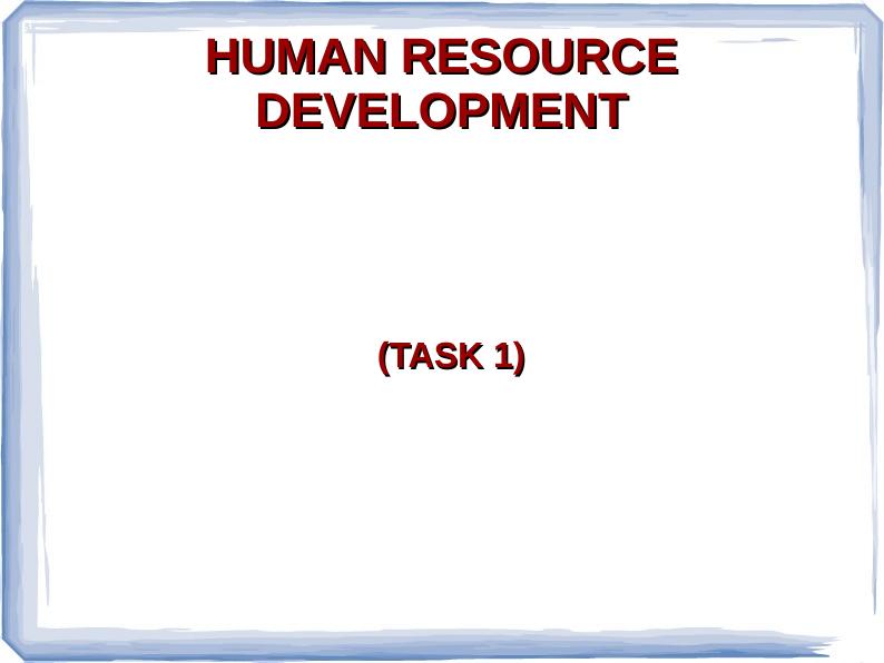 Learning Styles and Learning Curve in Human Resource Development_1