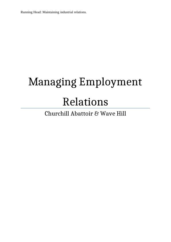 MAN6708 - Managing Employment Relations_1
