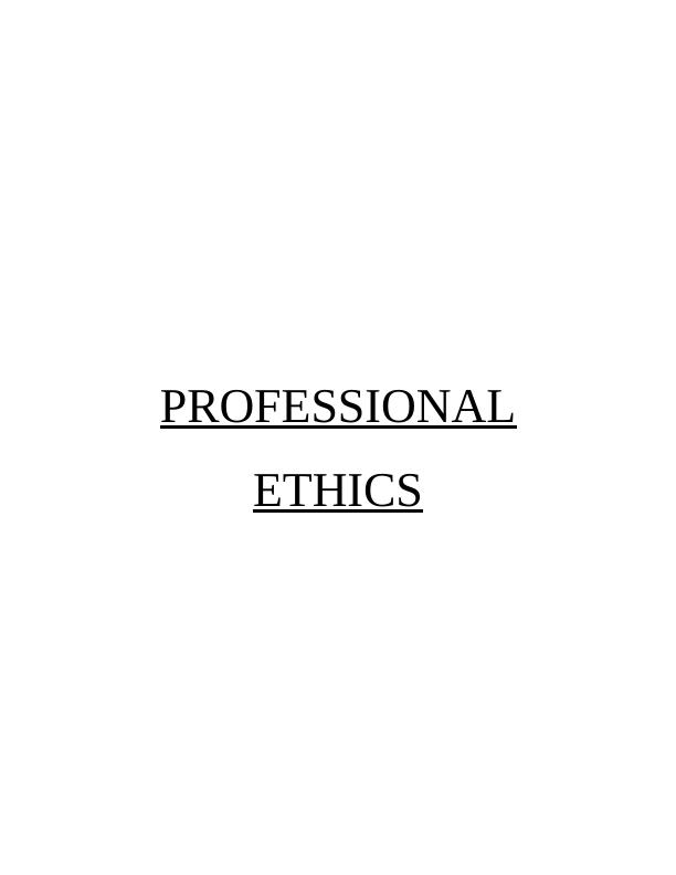 Professional Ethics |Voluntary Euthanasia_1