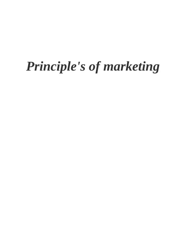Principles of Marketing: Weetabix and Kellogg's Coco Pops_1