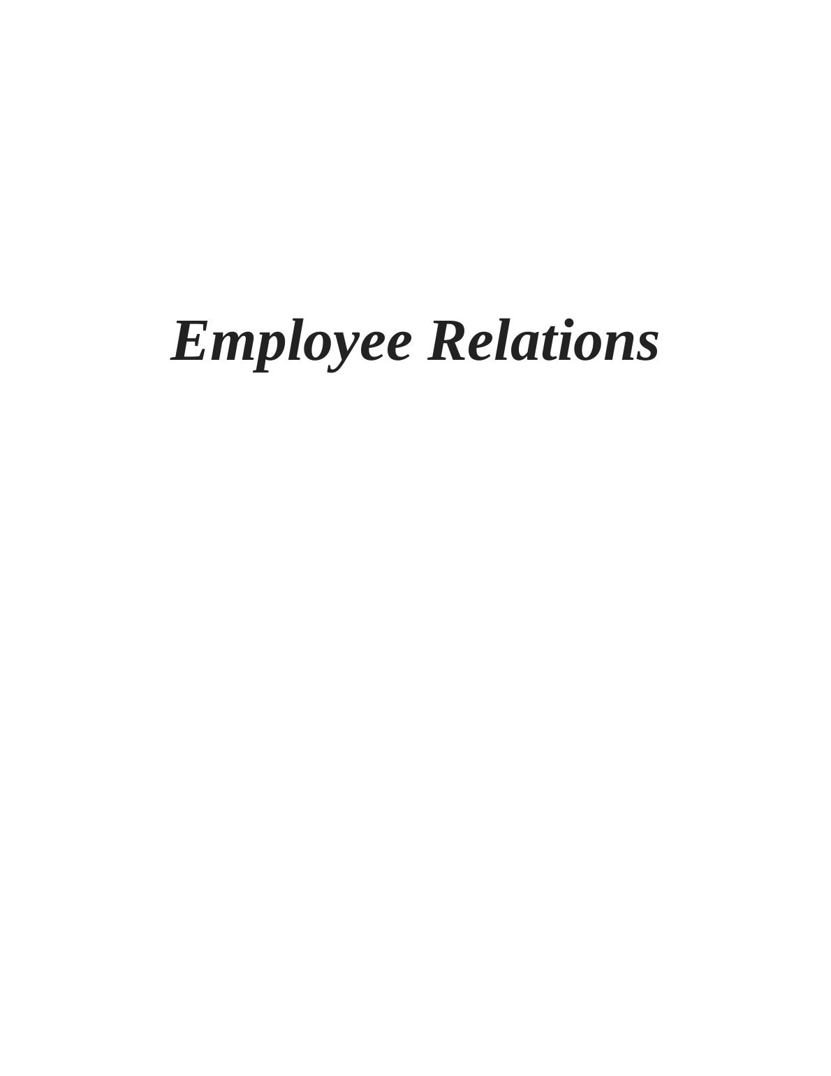 Employee Relations Assignment (Doc) - Amazon_1