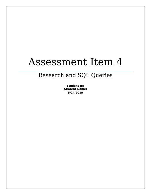 Research and SQL Queries_1