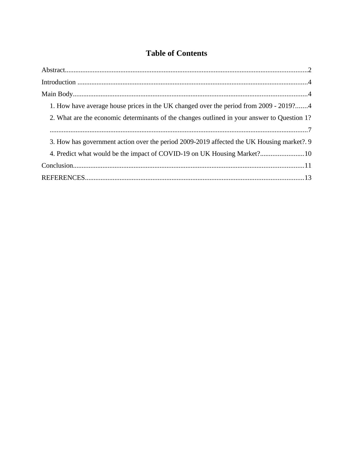 UK House Sales Changes in Average Prices and Economic Determinants