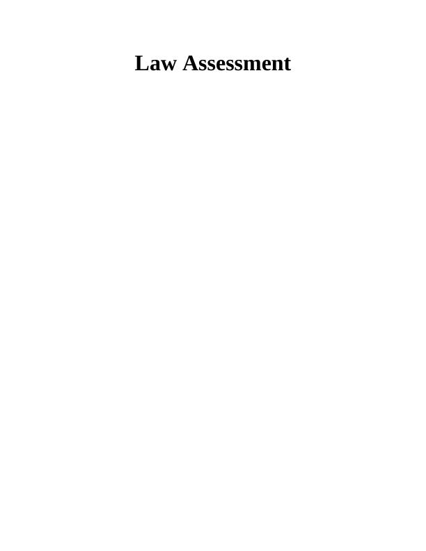 Separate Legal Personality of Business Assignment_1