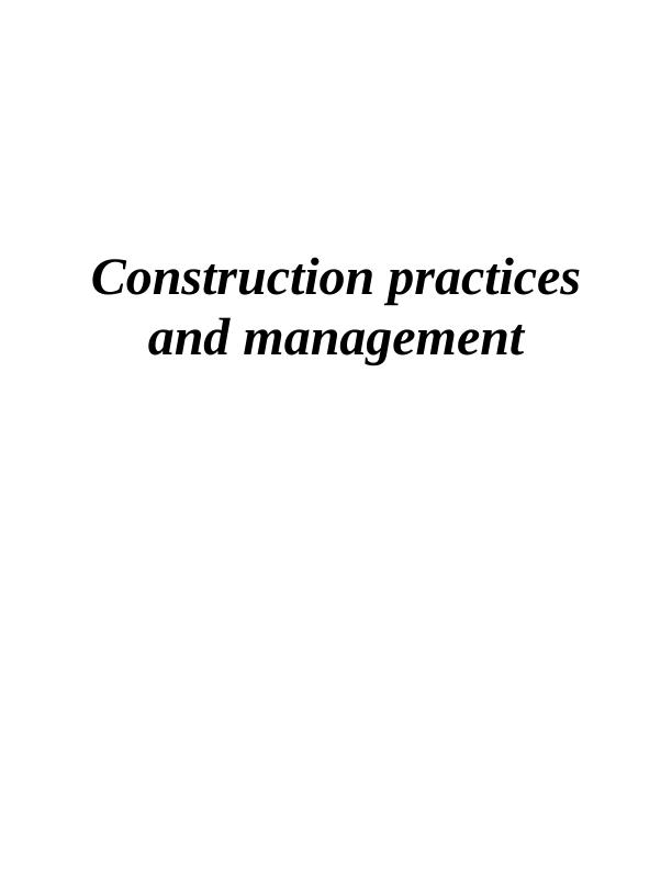 Construction Practices and Management_1