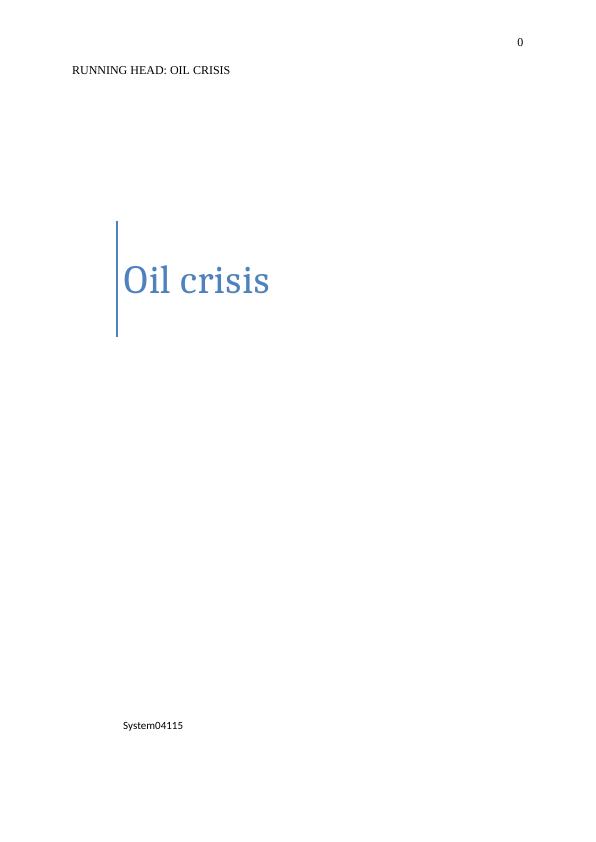Oil Crisis_1