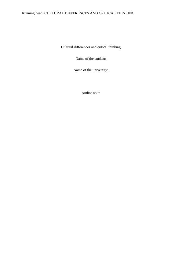 (PDF) Exploring cultural differences in critical thinking_1