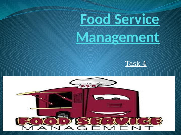 food-service-management