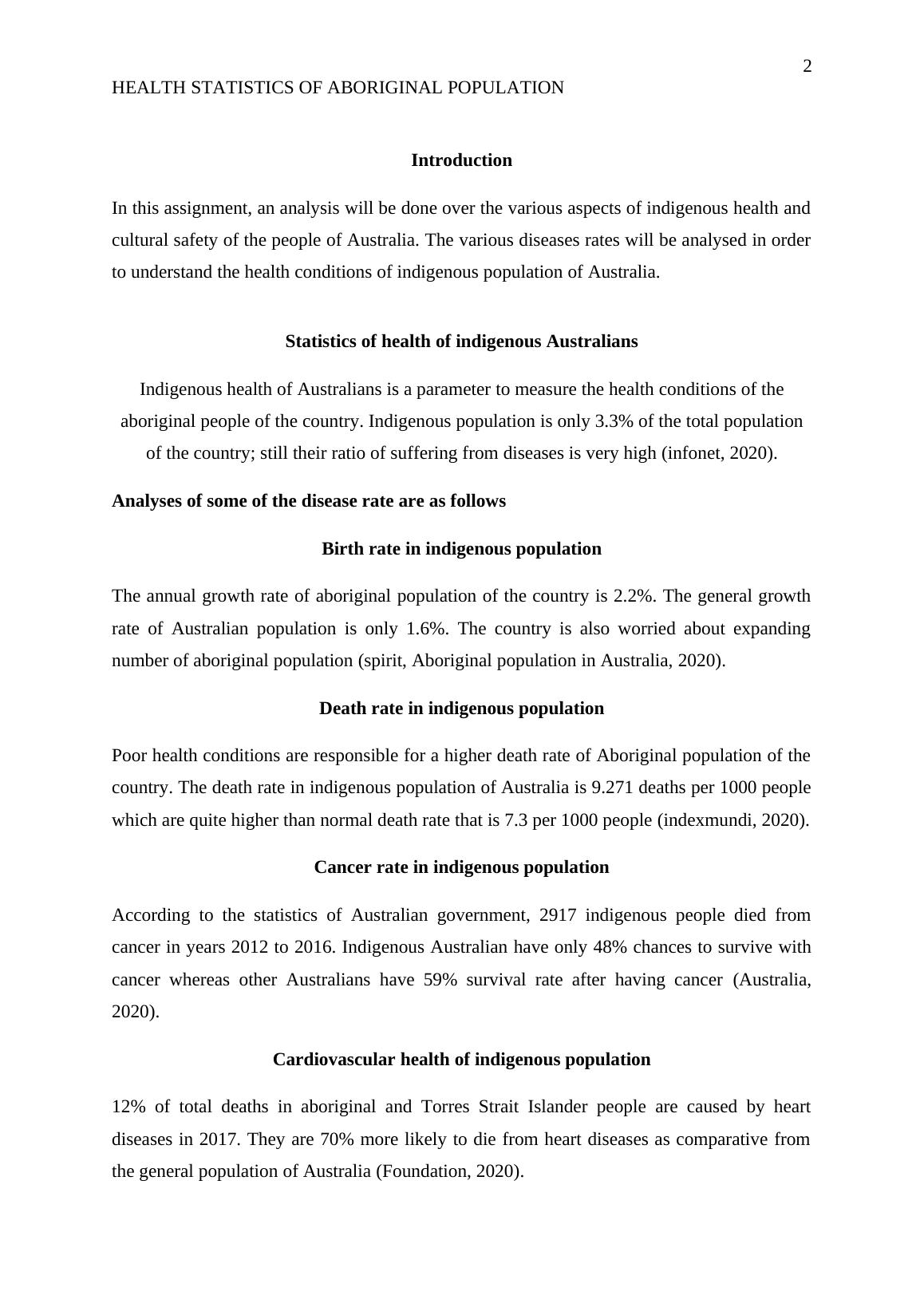 indigenous-health-statistics-of-australia-assignment-2022