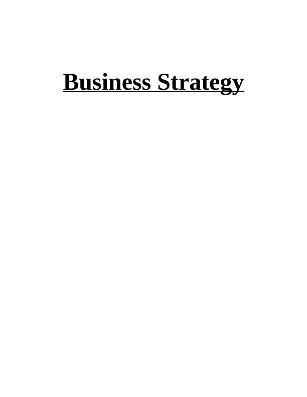 Business Strategy Assignment of Volkswagen : Report_1