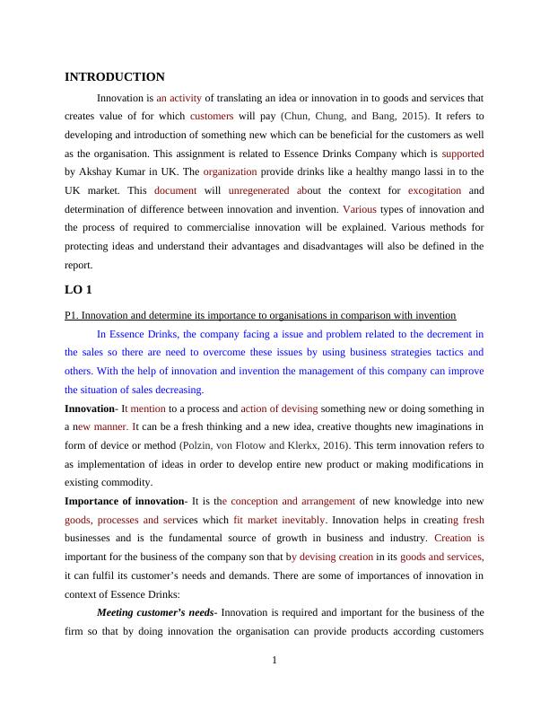 [PDF[ Innovation and Commercialisation Assignment_3