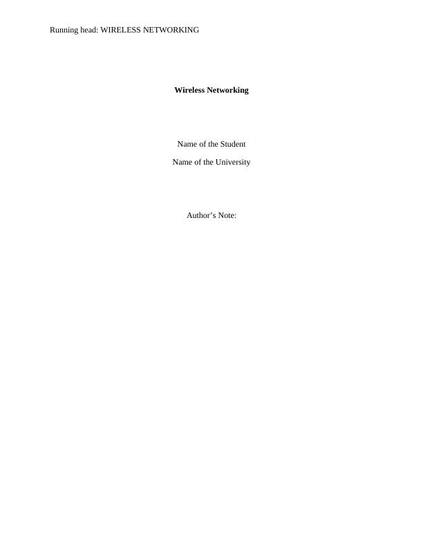 COMP 101 - Wireless Networking Research_1