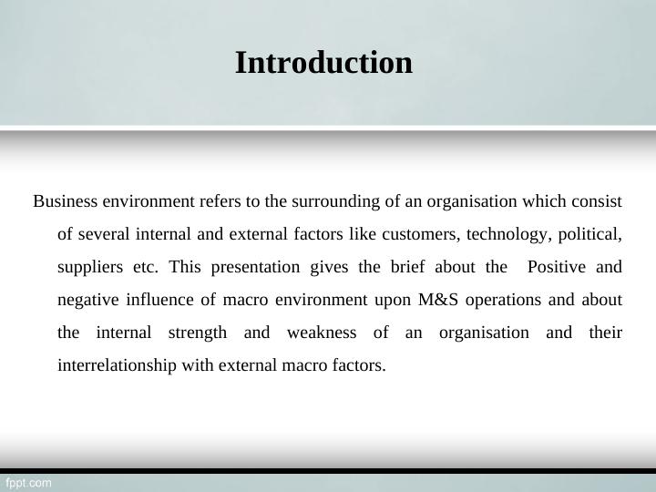 Positive and Negative Influence of Macro Environment on Business Operations_4
