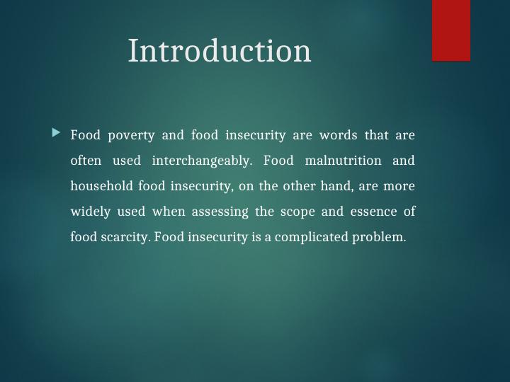 Food Poverty: Analysis, Statistics, and Policies_3