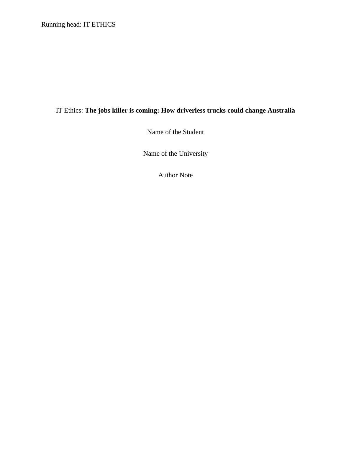 IT Ethics  -  Assignment PDF_1