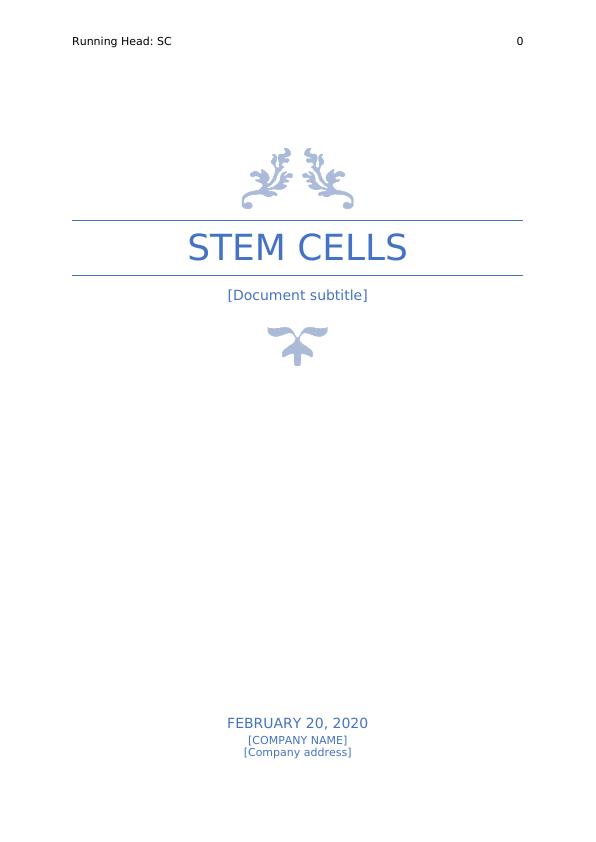 Biology of stem cells and their Pros and cons_1