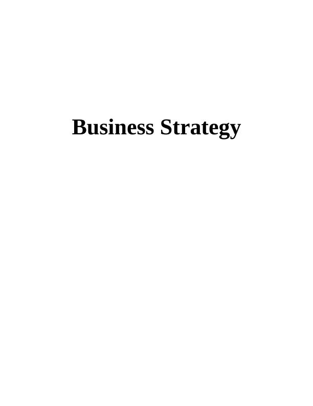 Business Strategy of Sony : Case Study_1