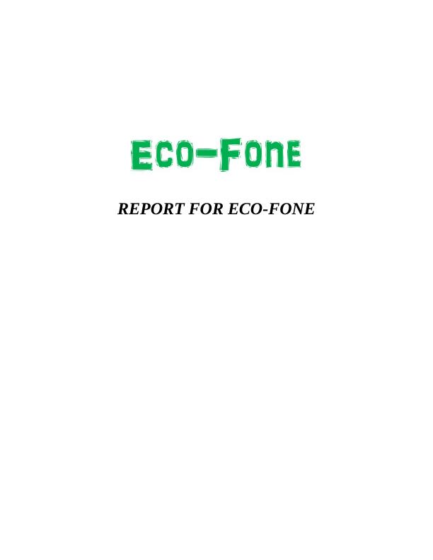 Analysis of Issues for Eco-Fone Smartphones_1