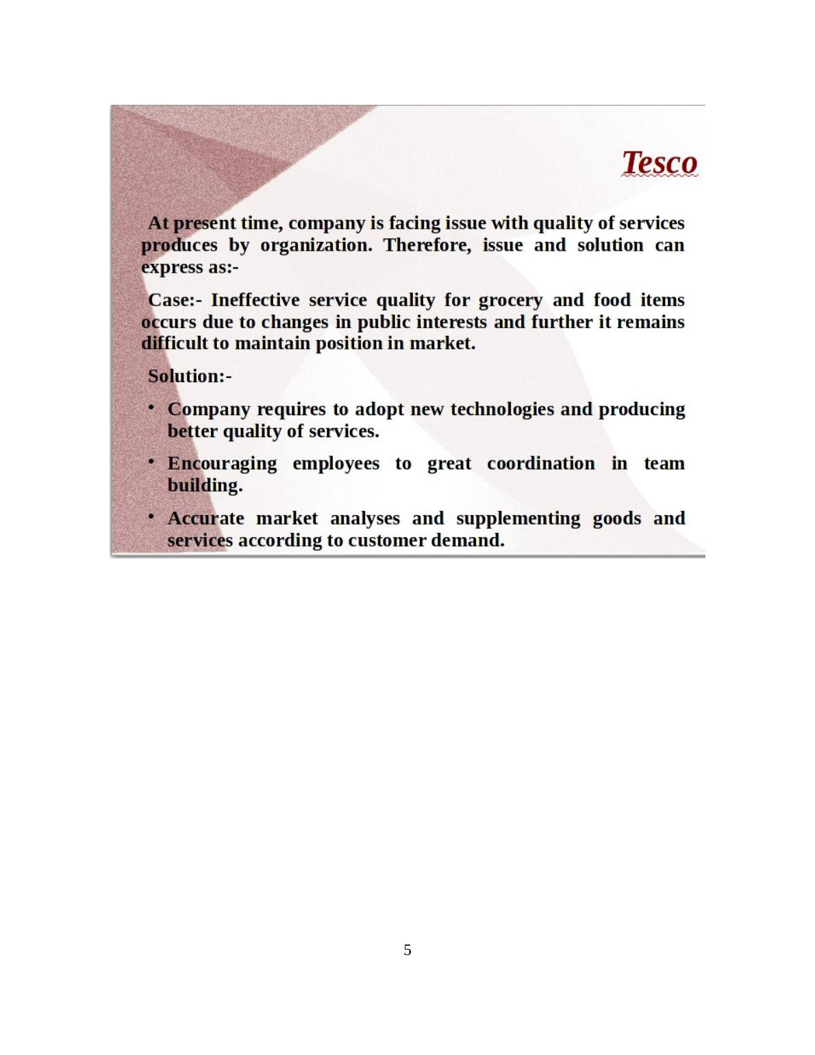 Case Study On Business Environment Of Tesco_5