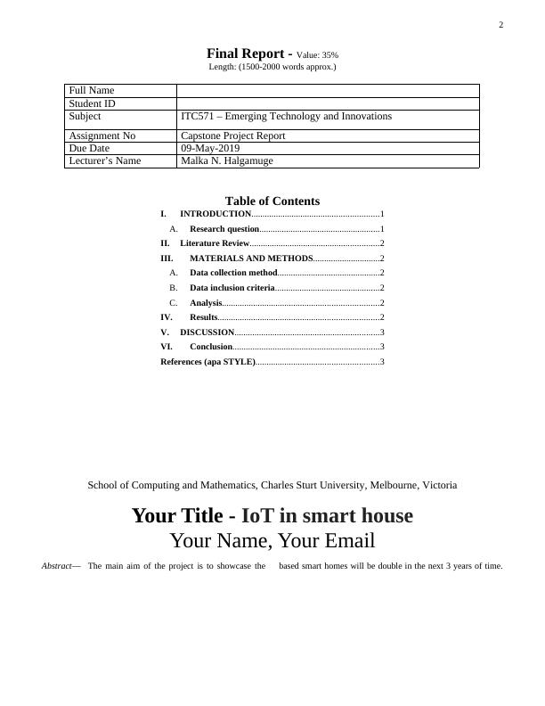 IoT in Smart House_2