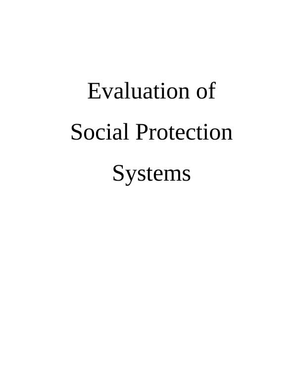 Evaluation of Social Protection Systems_1