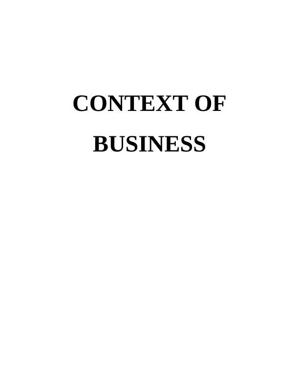Micro and Macro Business Environment : Assignment_1