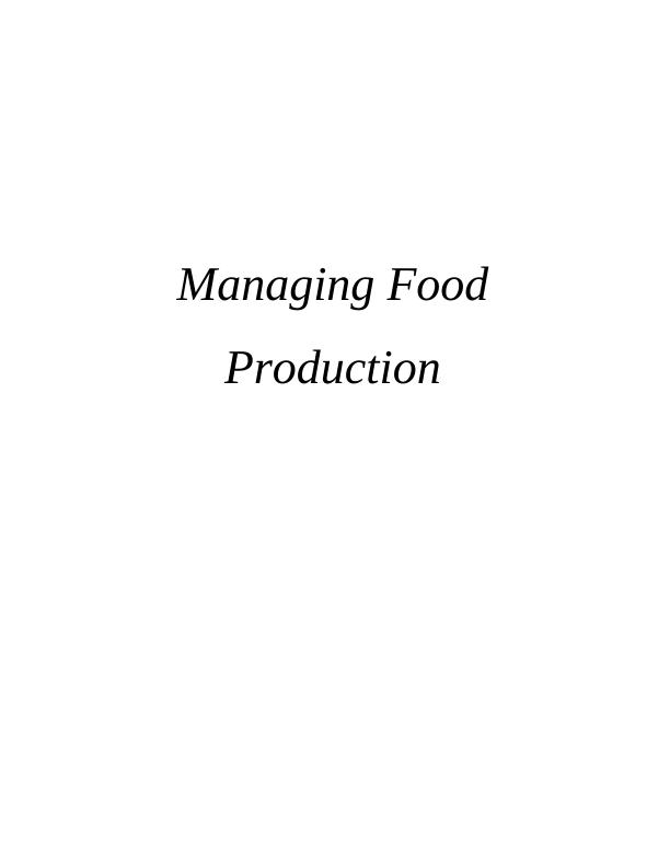 Managing Food Production: PDF_1