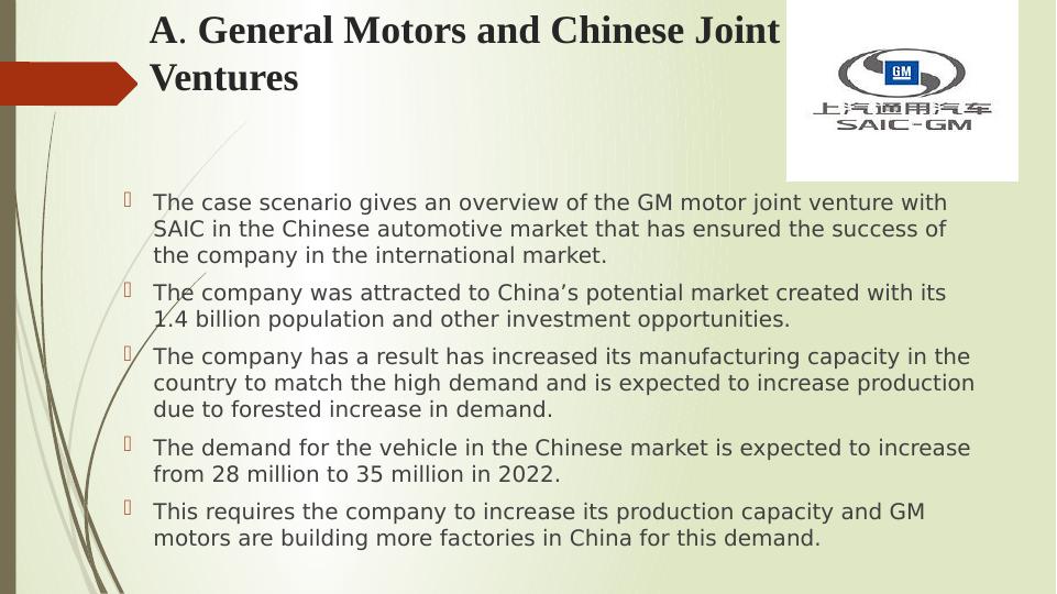 General Motors and Chinese Joint Ventures & Ford Global Platform Strategy_2