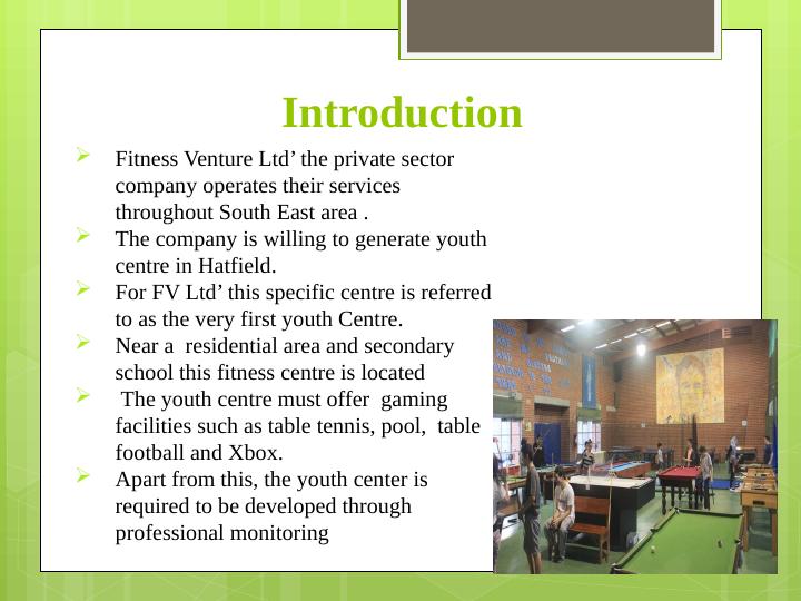 Project Initiation Document for Youth Centre Development Project in Hatfield - Fitness Ventures Ltd_3